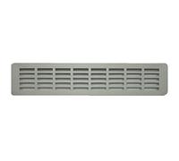 Grille d'Aération en Aluminium Pour Plan de Travail de Cuisine 40.5 x 7 cm, Grille d'Aération Thermique avec Socle en Aluminium, Grille d'Aération en Aluminium Anodisé.