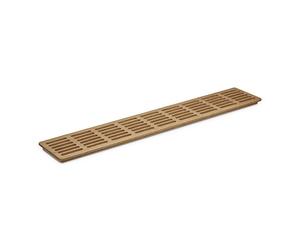 Grille d'Aération en Bois Massif de Chêne Naturel 550 x 100 x 15 mm Qualité - Grille d'Aération de SO-TECH