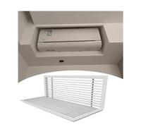Grille d'aération en forme de L, réduit la température intérieure, idéale pour la ventilation de la salle de bain et de la chambre à coucher