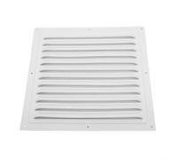 Grille d'aération en métal pour conduit d'aération mural et de plafond, grille d'aération carrée, pour ouvertures de 150 x 150 mm à 300 x 300 mm, maintient la circulation de l'air libre (250 x 250 mm)