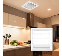 Grille d'aération en métal pour mur/plafond - Améliore la circulation de l'air - Grille d'entrée d'air froid - Design durable pour une ventilation optimale