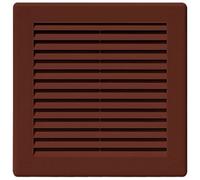 Grille d'aération en plastique ABS de haute qualité Marron 200 x 200 mm