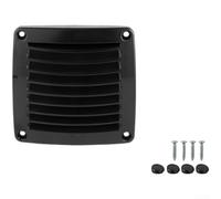 Grille d'aération en plastique ABS pour persienne marine, résistante aux intempéries avec design incliné à 45° pour yacht, camping-car, bateau, cabine, surfaces incurvées, housse anti-poussière pour