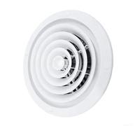 Grille d'aération en plastique ABS résistant à l'humidité | Flux d'air uniforme, élimine points chauds, design aérodynamique, pour salon et bureau(270-300)