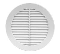 Grille d'aération en Plastique Blanc Ø150 mm