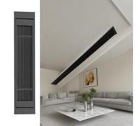 Grille d'aération en plastique noir - Panneau d'accès polyvalent for cloisons sèches et systèmes de climatisation, idéal for un usage commercial et résidentiel(400x600mm)