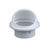 Grille d'aération en plastique pour installation murale extérieure Design moderne pour une évacuation efficace de la fumée (150-160)