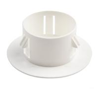 Grille d'aération en plastique pour ouvertures de grille murale avec volet et fonction de ventilation en polypropylène 50 mm