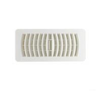 Grille d'aération en plastique pour systèmes d'évacuation d'air et de ventilation, compatible avec les ventilateurs de cuisine et les extracteurs de salle de bain (10,2 x 25,4 cm)