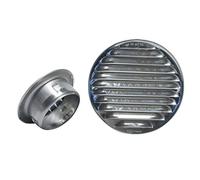 Grille d'aération encastrable en aluminium rond 80 mm