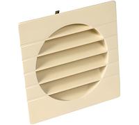 Nicoll 1GETM125 Grille extérieur avec Moustiquaire pour Tuyau Ø 125 Sable