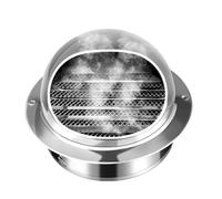 Grille d'aération extérieure en acier inoxydable 304 - Hotte d'évacuation résistante aux intempéries pour grille d'aération murale