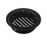 Grille d'aération extérieure ronde en acier inoxydable pour systèmes de conduits muraux avec options de 70 mm, 80 mm, 100 mm, 150 mm, 200 mm de diamètre et résistance (150 mm)