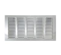 Grille d'aération galvanisée avec moustiquaire (50 x 25 cm)