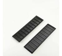 Grille d'aération Grille de refroidissement de ventilation de forme rectangulaire en plastique, couverture d'armoire à chaussures, plaque de refroidissement de ventilation, plaque de ventilation plate