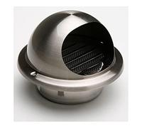 Grille d'aération, inox coupe encastrable Ø97-111 mm