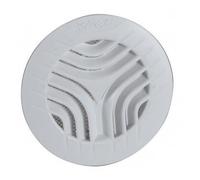 Grille d'aération intérieur NICOLL - Ø125mm - Avec moustiquaire - PVC