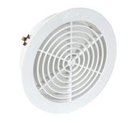grille d'aération intérieure - simple - pour tube diamètre 180 mm - nicoll 1gatm160