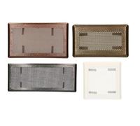 Grille d'aération - KOTARBAU - 16 x 16 cm - Blanc - Facile à installer - Pour cheminée et poêle
