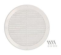 Grille d'aération - KOTARBAU - Ronde - Fi 200 mm - Blanc - Moustiquaire intégrée