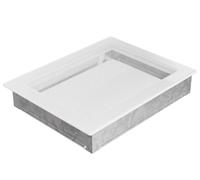 Grille d'aération Kratki 22x30 blanche