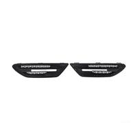 Grille d'aération latérale de voiture pour BMW F10 Série 5 pour M5 2011 2017, matériau plastique de qualité supérieure, comprend les deux caches gauche et droit (noir)