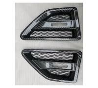 Grille D'aération Latérale Pour Aileron Voiture Course, Pour Land Pour Rover Pour Freelander 2 LR2 2008-2015 Auto Calandre Avant(Carbon)