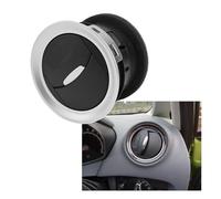 Grille d'aération latérale pour tableau de bord Ford Fiesta 2017, coque décorative en plastique ABS avec finition galvanisée, installation facile pièce de rechange intérieure C1BBA018B09