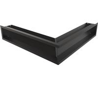 Grille d'aération LUFT corner 40x80x12 noir Slim