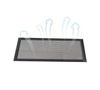 Grille d'aération magnétique au sol - Filtre de registre d'air, grille d'aération - Module d'assemblage du système de filtration des voies respiratoires - Lavable - Anti-poussière - Pollen - Capture