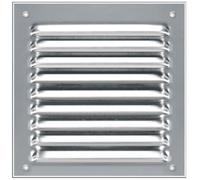 Grille d'aération métallique - 150x150 mm
