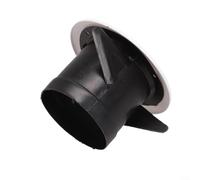 Grille d'aération murale, 75 à 200 mm, grille d'aération intérieure en ABS réglable pour salle de bain, cuisine, extracteur d'air (75 mm)