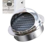 Grille d'aération murale avec écran intégré pour la protection contre les intempéries