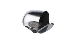 Grille d'aération murale en acier inoxydable 100/150 mm, couvercle de ventilation, grille d'extraction for Bathroom Vents, Exhaust Fans(150mm)