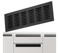 Grille d'aération murale en alliage d'aluminium, grille décorative rectangulaire à persiennes pour bureau, entrepôt ou appartement, grille verticale en métal pour une circulation d'air efficace