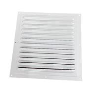 Grille d'aération murale en aluminium pour grille d'aération extérieure 150 x 150 mm