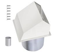 Grille d'aération murale en métal haute efficacité 10,2 cm Design moderne Faible entretien Durabilité Solution de ventilation Faible entretien Grille d'aération