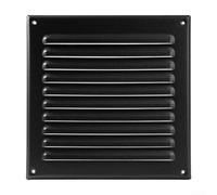 Grille d'aération murale en métal pour cuisine, salle de bain, bureau à domicile - 250 x 250 mm