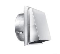 Grille d'aération murale extérieure de 150 mm avec couvercle en acier inoxydable 304 conçu pour l'installation de grille d'échappement intérieure
