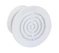 Nicoll Grilles contre-cloison 2B43 blanches - Sachet de 2