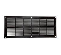 Grille d'aération Nicoll - Rectangulaire extra plate marron - Simple flux - Sanitaire