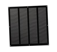 Grille d'aération Noire 400 x 400 mm Grille de Protection Contre Les Insectes