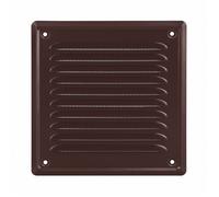 ADGOGrille d'aération rectangulaire 14x14 cm - Grille extérieure - Vétiver métallique - Grillage pour moustiquaire - Grille murale en filet