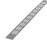 Grille plate alu 478/1 - 275x20mm - argent F1 - 00047811