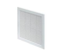 Grille d'aération plate blanche 150 mm x 150 mm