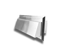 Grille d'aération plate en acier inoxydable - Système de ventilation : 150 (90 x 220) - Système 150 (220 x 90)