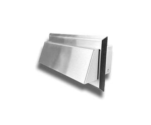 Grille d'aération plate en acier inoxydable - Système de ventilation : 150 (90 x 220) - Système 150 (220 x 90)