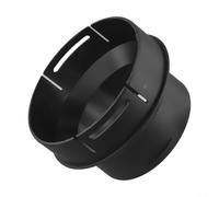 Grille d'aération plate en plastique pour Webasto pour chauffage | Réduit de 90 mm à 75 mm, convient pour Webasto pour eberspacher, dirige efficacement l'air chaud, finition en plastique noir
