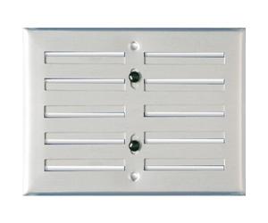 Grille d'aération plate - grille métallique réglable - 160x168 mm AUTOGYRE
