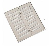 Grille d'aération plate - grille métallique réglable - 190x168 mm AUTOGYRE